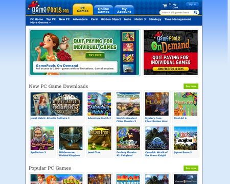website thubmnail of Gamefools