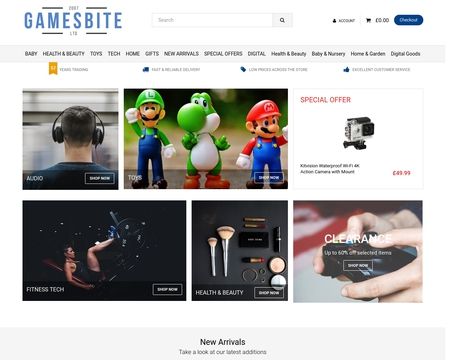 website thubmnail of GamesBite