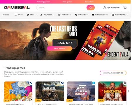 website thubmnail of GameSeal