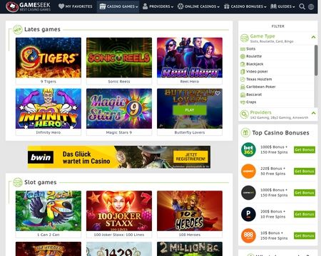 website thubmnail of GameSeek