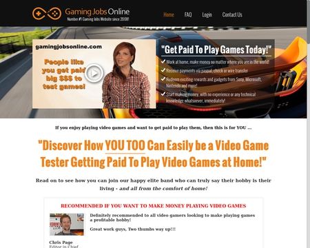 website thubmnail of GamingJobsOnline