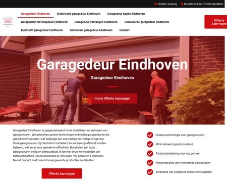 website thubmnail of Garagedeur Eindhoven