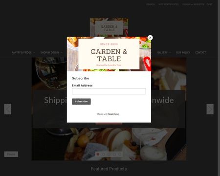 Garden & Table