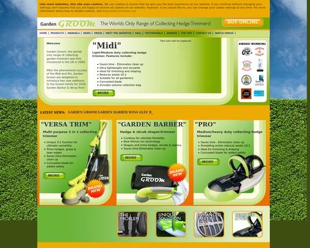 website thubmnail of Garden Groom