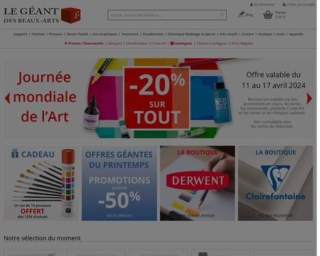website thubmnail of Geant-beaux-arts.fr