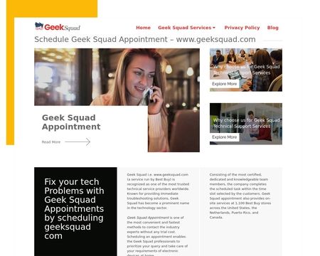 website thubmnail of Geek Squad
