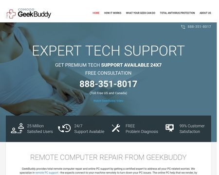 website thubmnail of GeekBuddy