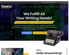Thumbnail of Geeks Ghostwriting