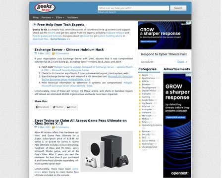 website thubmnail of GeeksToGo