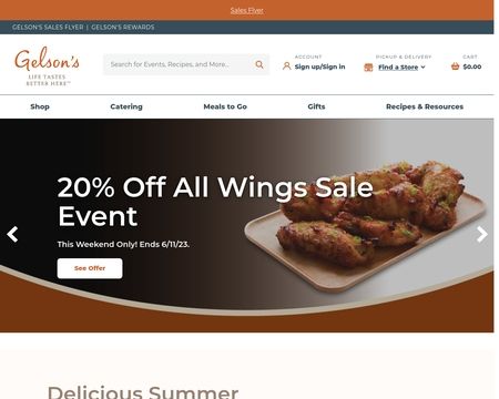 website thubmnail of Gelsons