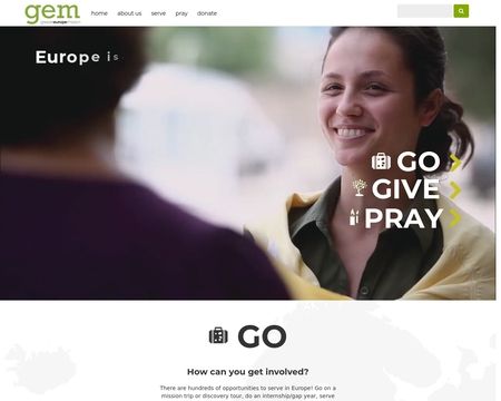 website thubmnail of Greater Europe Mission