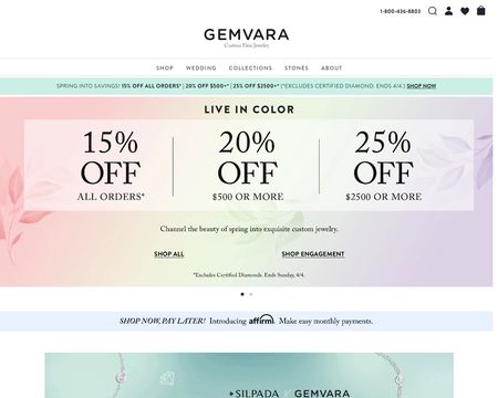 website thubmnail of Gemvara