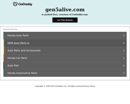website thubmnail of Gen5alive