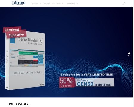 website thubmnail of Genie9