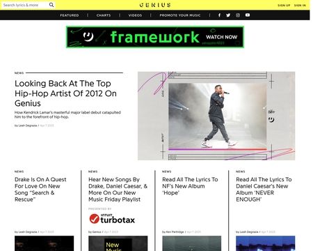 website thubmnail of Genius.it