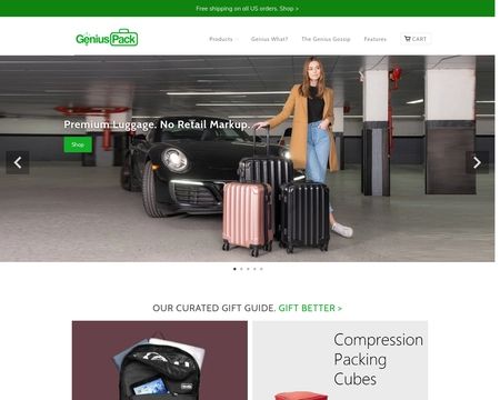 website thubmnail of Genius Pack