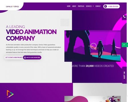 website thubmnail of Genius Videos