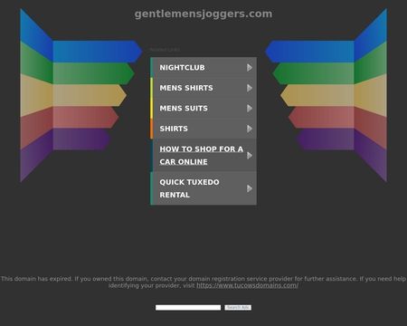 website thubmnail of Gentlemens Joggers