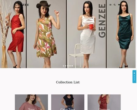 website thubmnail of Genzee.in