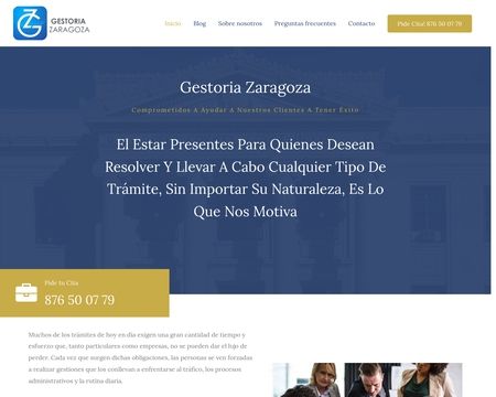 website thubmnail of Gestoriazaragoza.org