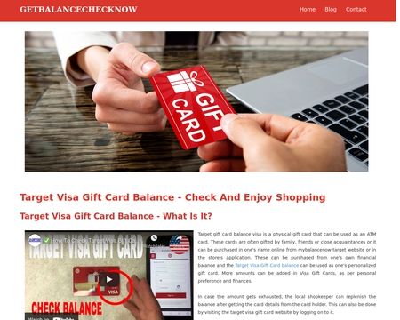 website thubmnail of Getbalancechecknow
