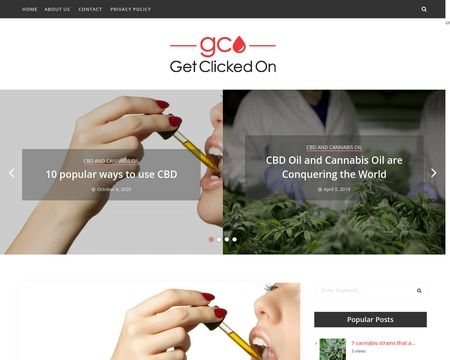 website thubmnail of Get Clicked On