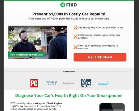 website thubmnail of Getfixd.io