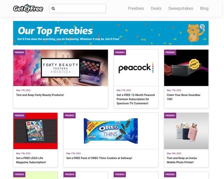 website thubmnail of Get It Free