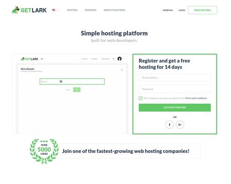 website thubmnail of GetLark.com