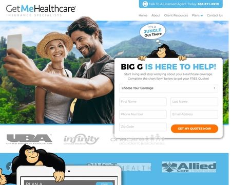 website thubmnail of Get Me Healthcare