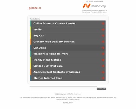 website thubmnail of GetOne.cc