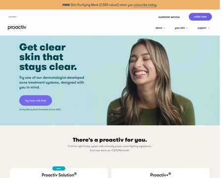 website thubmnail of The Proactiv