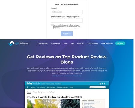 website thubmnail of GetReviewed