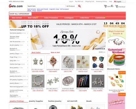 website thubmnail of Gets.com