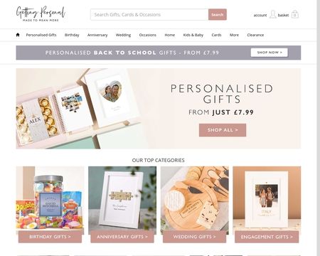 website thubmnail of Getting Personal UK