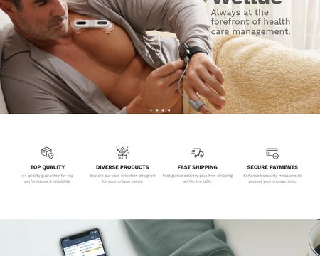 website thubmnail of Wellue Health.