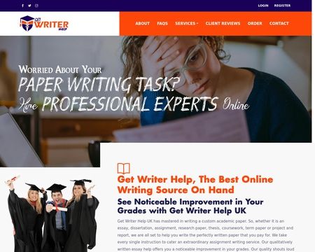 website thubmnail of Get Writer Help.co.uk