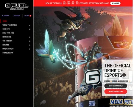 website thubmnail of G FUEL Energy Formula