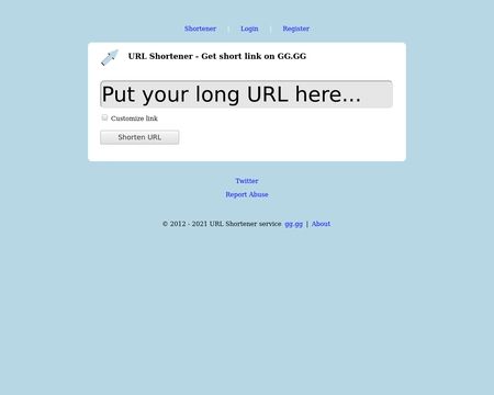 website thubmnail of Gg.gg