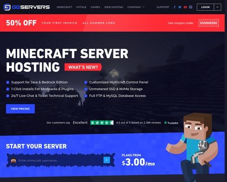 website thubmnail of GGServers