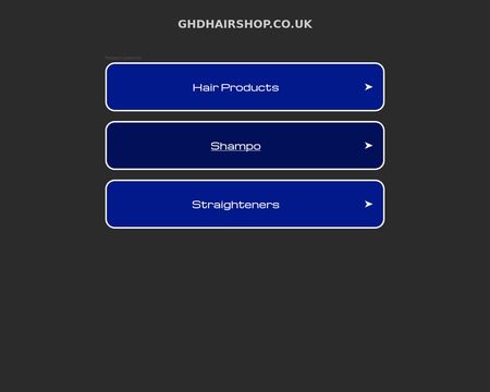 website thubmnail of Ghdhairshop.co.uk
