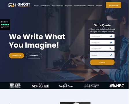 website thubmnail of Ghost Authors Hub