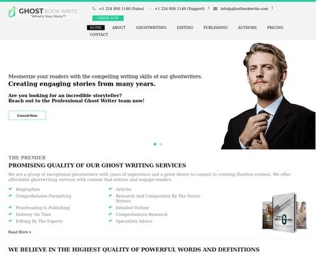 website thubmnail of Ghost Book Write