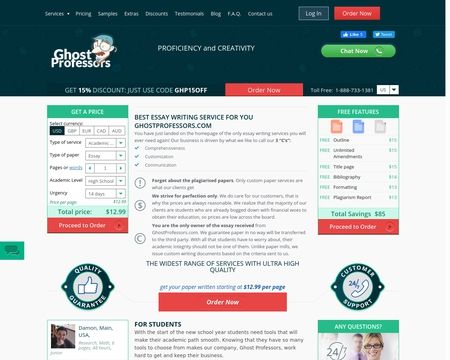 website thubmnail of Ghost Professors