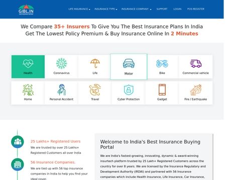website thubmnail of Gibl.in