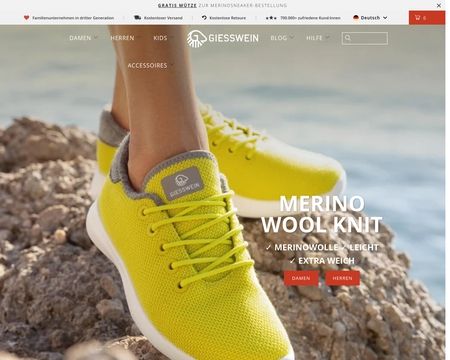 website thubmnail of Giesswein