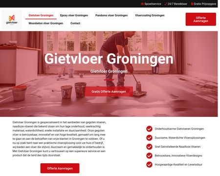 website thubmnail of Gietvloer Groningen