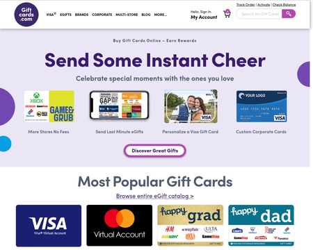 website thubmnail of GiftCards.com