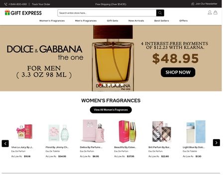 website thubmnail of Gift Express