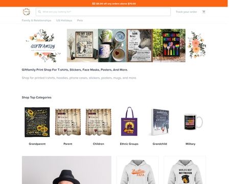 website thubmnail of Giftfamily
